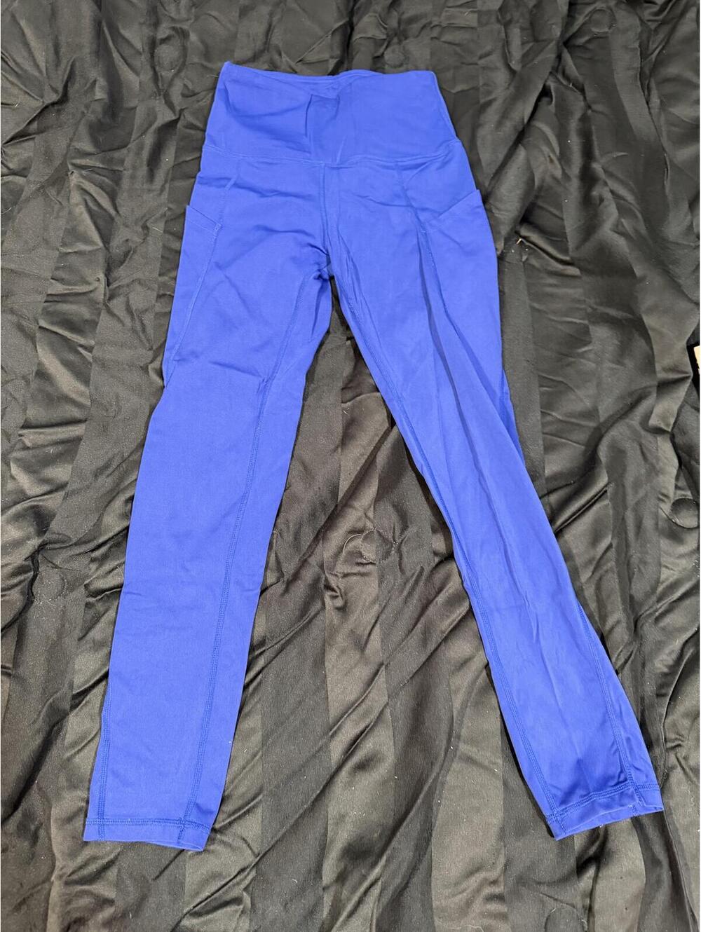 Blue High Waist Leggings